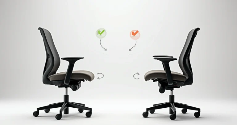 Duas cadeiras ergonômicas